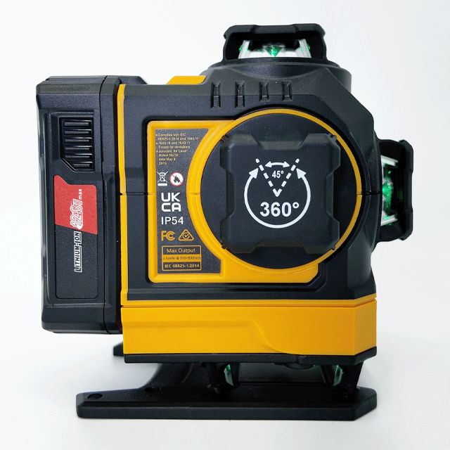 MN-4RG 4*360&deg; Self-leveling cross line laser level