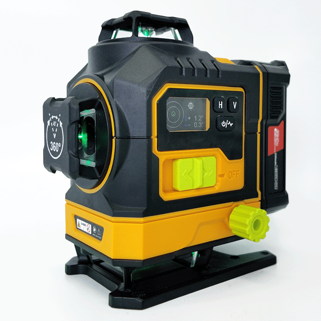MN-4RG 4*360&deg; Self-leveling cross line laser level