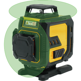 LS-4JG 4D 16-Line 4&times;360&deg; Self-Leveling Green Laser Level