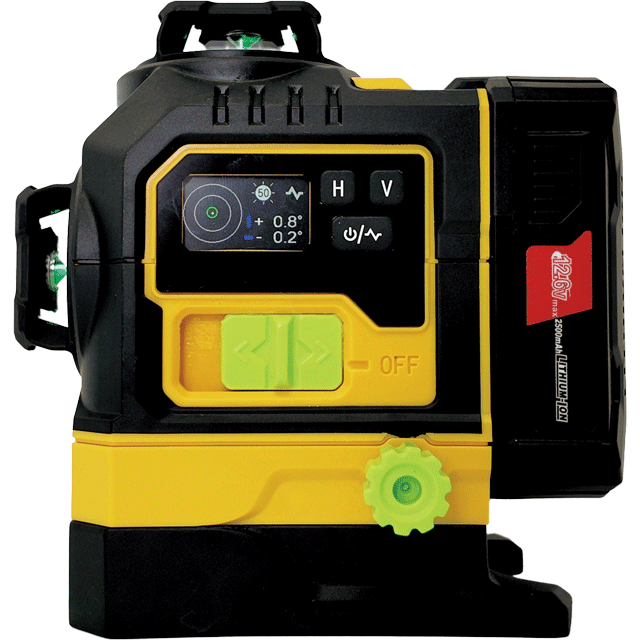 MN-3RG 3*360&deg; Self-leveling cross line laser level