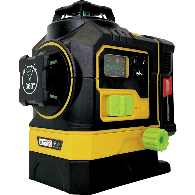 MN-3RG 3*360&deg; Self-leveling cross line laser level